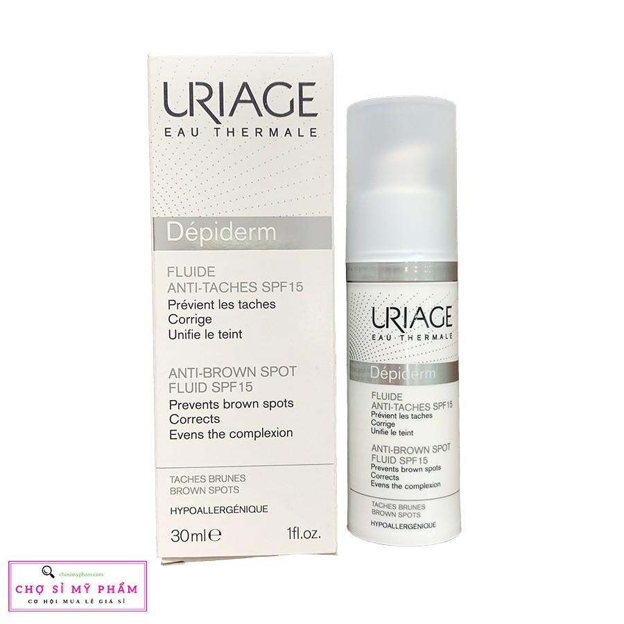 [Quà - Date 08/2022] Sữa ngăn ngừa và giảm đốm nâu Uriage Depiderm Fluide Anti-tacches SPF 15 30ml