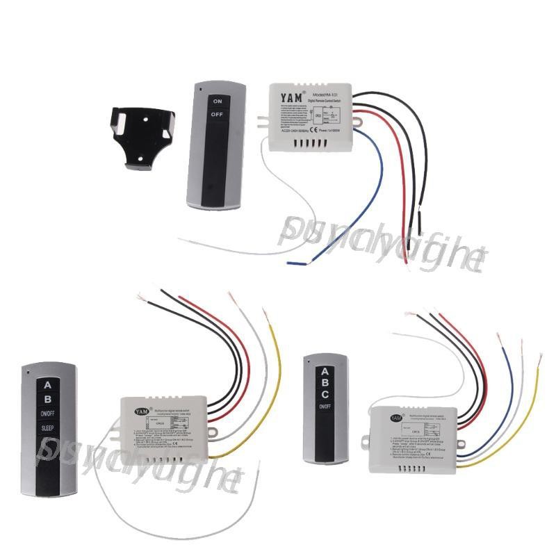 Bộ Công Tắc Điều Khiển Đèn Từ Xa 1 Kênh