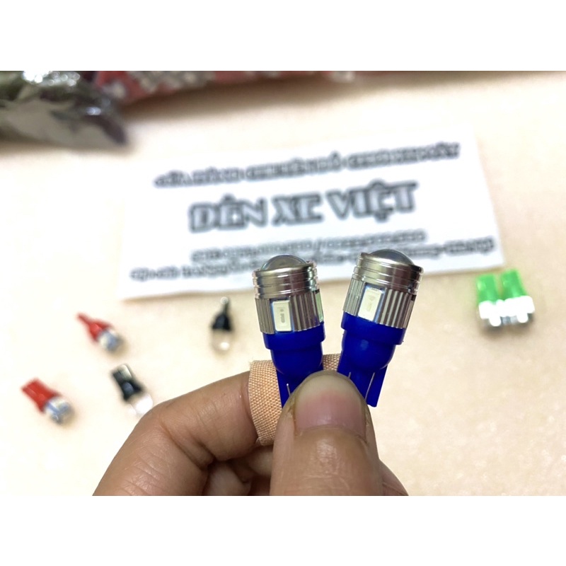 [ẢNH THẬT] 1 ĐÔI GỒM 2 CHIẾC XI NHAN LED T10 CỰC SÁNG Lắp xe máy - VỪA ĐẸP VỪA ĐẢM BẢO AN TOÀN GIAO THÔNG