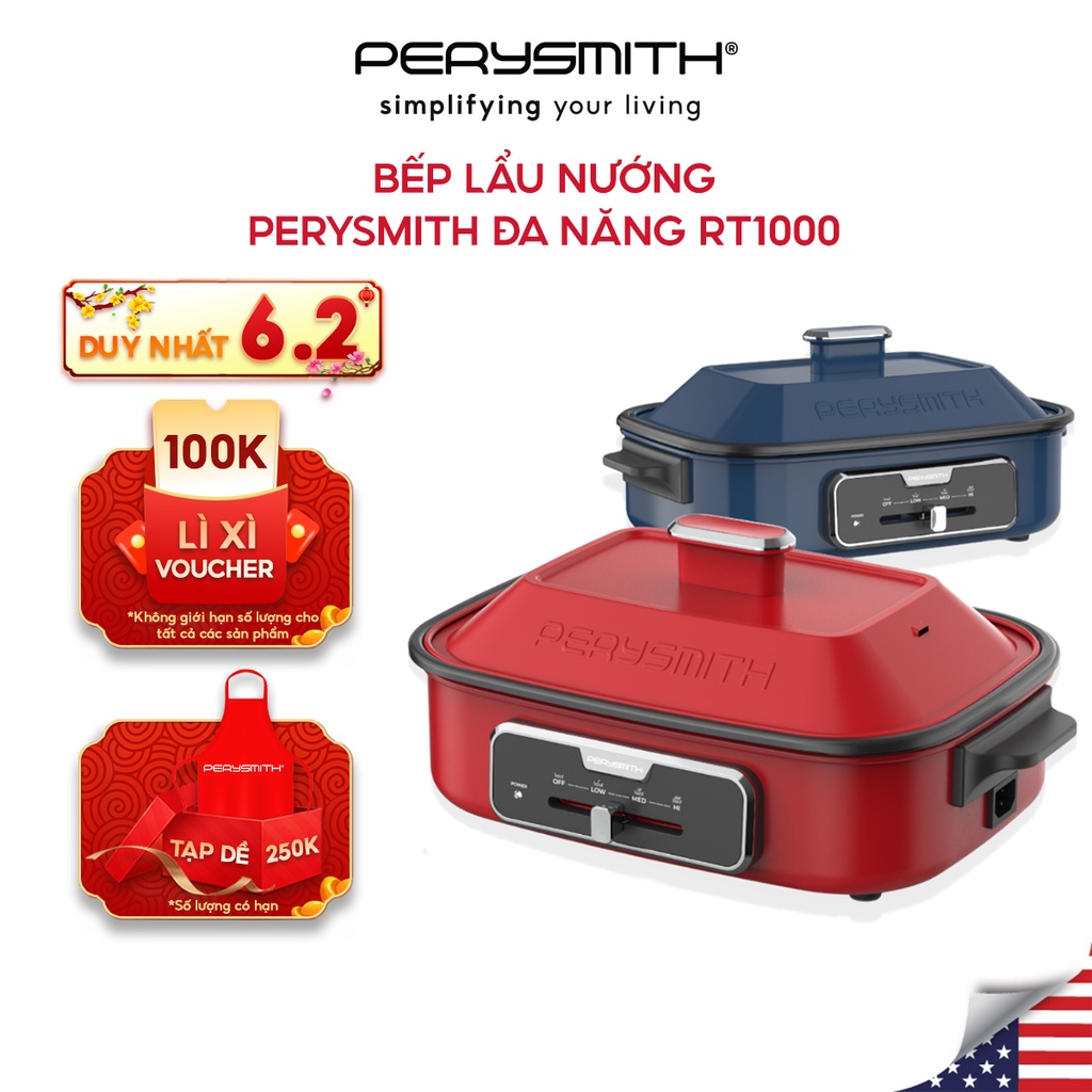 Bếp lẩu nướng Perysmith đa năng RT1000