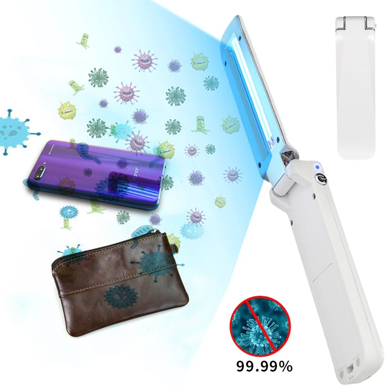 (Hàng Mới Về) Đèn Diệt Khuẩn Tia Uv Kết Nối Usb Tiện Dụng Cho Du Lịch
