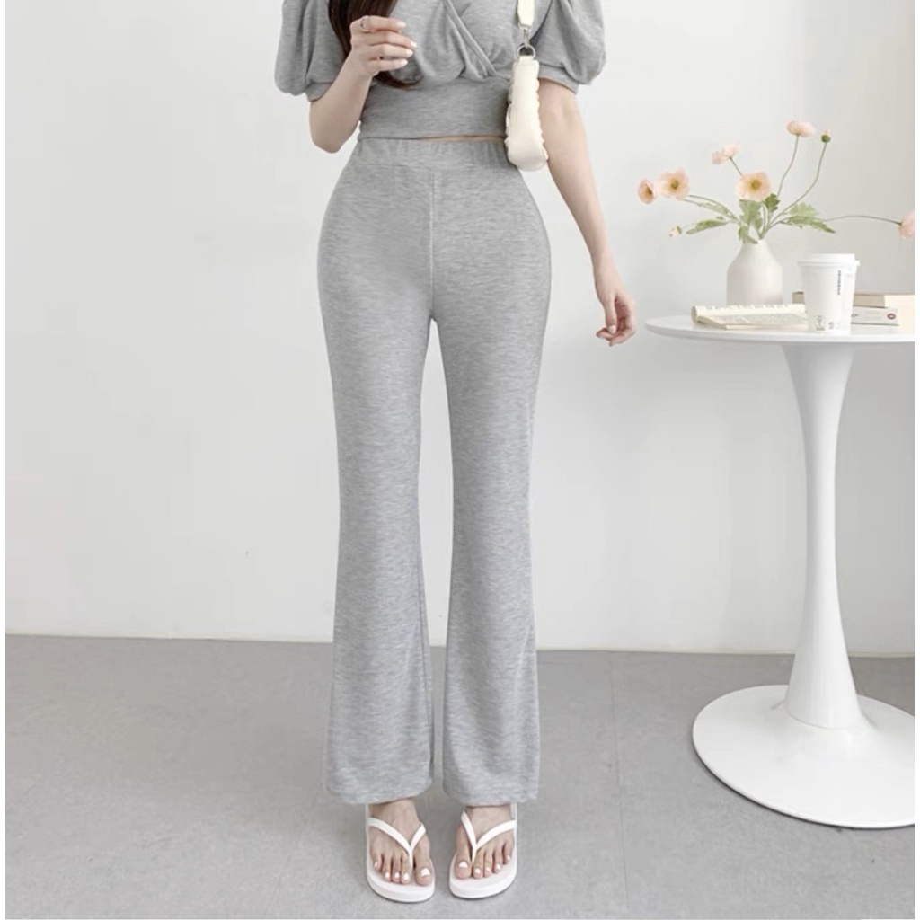 Quần Loe Da Cá Cạp Chun Hack Dáng Mới Nhất 2022