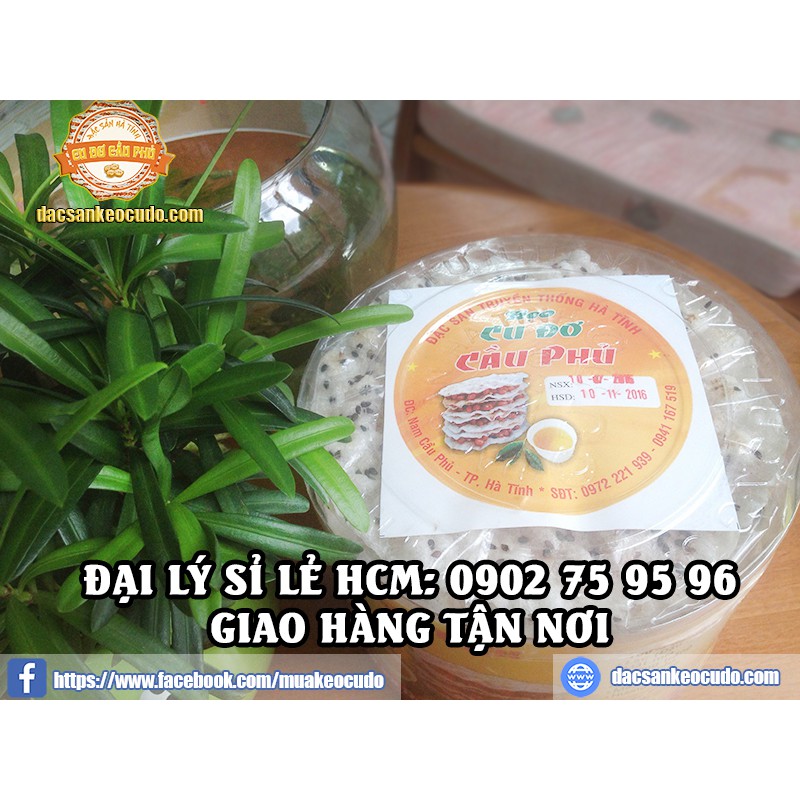 Combo 6 Hộp KẸO CU ĐƠ Loại Đặc Biệt Cầu Phủ