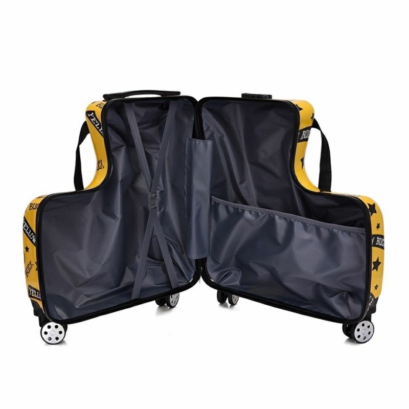 Yellow B.duck Hàng Có Sẵn Vỏ Bọc Vali Kéo Hình Chú Vịt Vàng 22 Inch Có Thể Ngồi Và Ngồi Xe Đạp Cho Trẻ Em