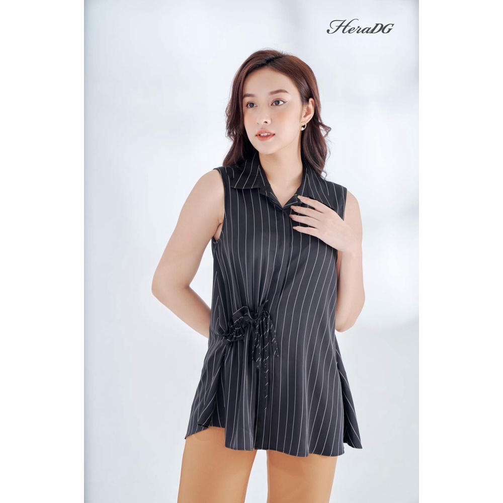 Áo sơ mi kiểu rút dây eo HeraDG - SAK20097