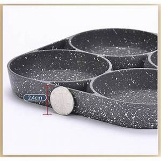 Chảo Đá Chống Dính Chia 4 ô Chiên Rán Nhiều Món