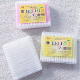 Hộp bông ráy tai cao cấp Hello (cho bé)