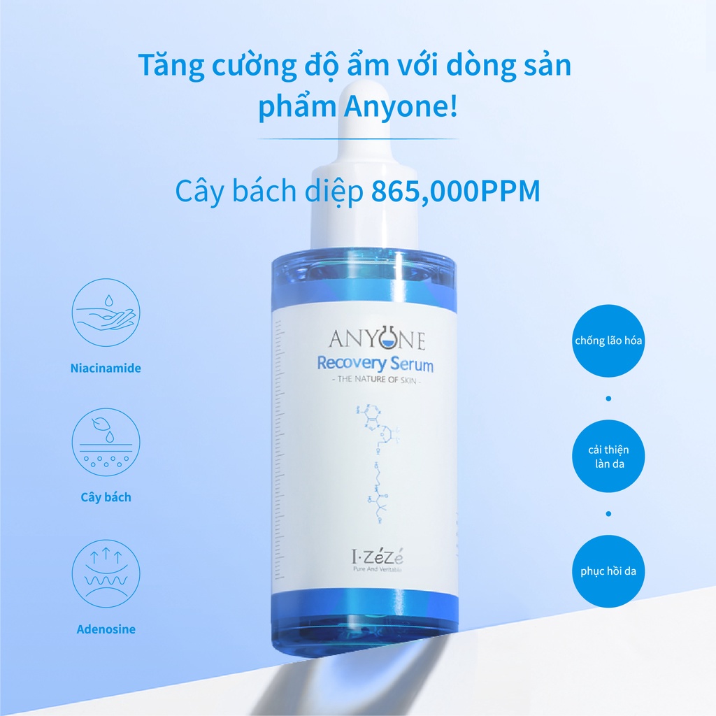 Serum phục hồi da IZÉZÉ Anyone chất lượng cao dung tích 50ml