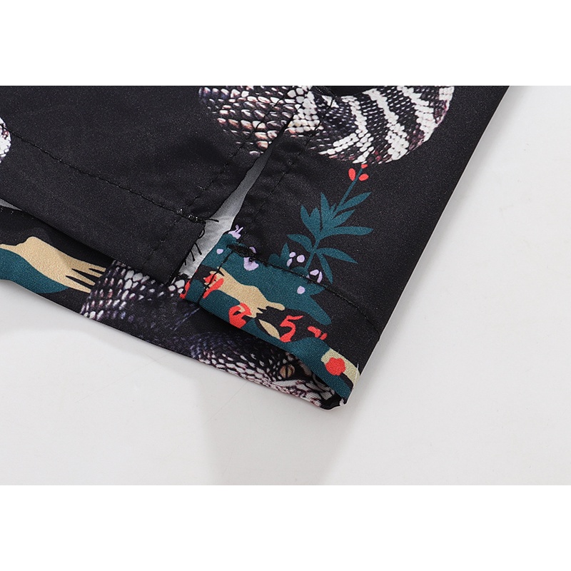 Áo Sơ Mi Ngắn Tay In Họa Tiết Thời Trang Đường Phố Mỹ Bắt Mắt 78G98