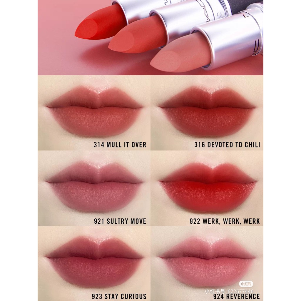 [MÀU MỚI] Son thỏi MAC Powder kiss