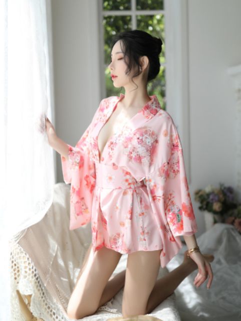 Set đồ ngủ kimono cao cấp L384 | BigBuy360 - bigbuy360.vn