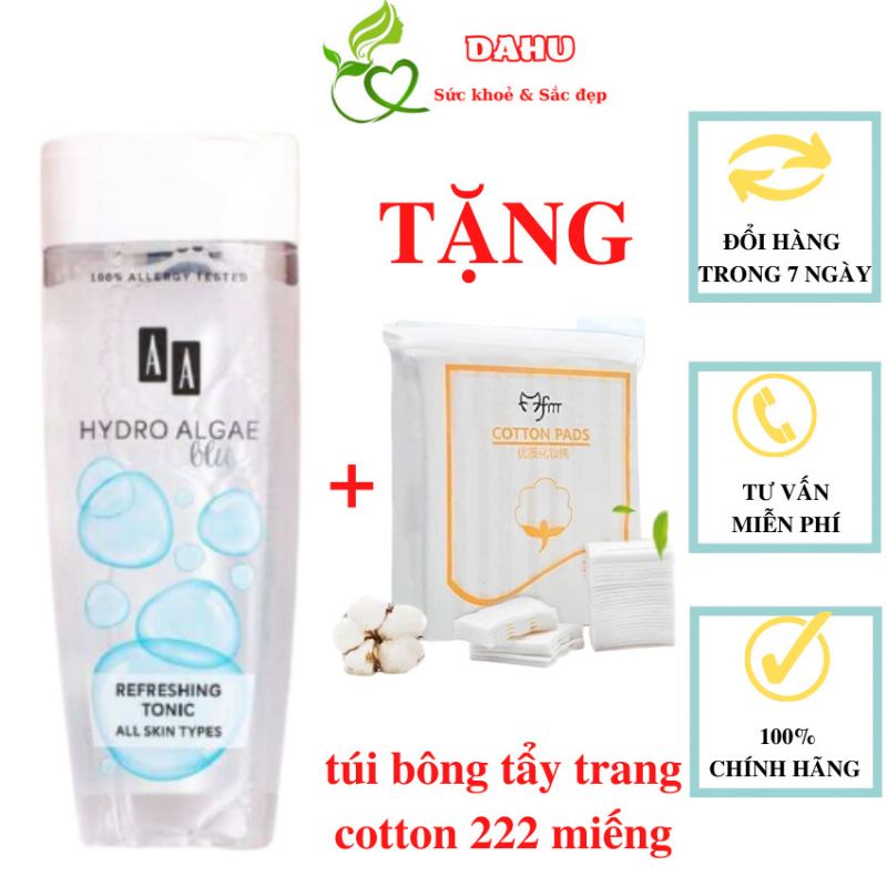 Nước Hoa Hồng AA HYDRO ALGAE Toner 200ml - AA COSMETIC (Mỹ Phẩm Hàng Đầu Châu Âu)