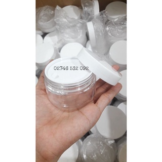 Hủ Nhựa Trong 100G - HND10 - Nắp Nhựa Trắng Đục Cao Cấp