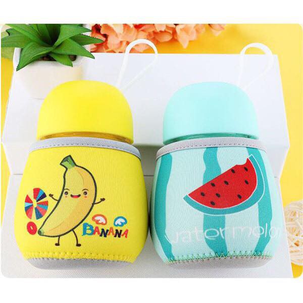 Combo 3 Bình, Cốc Giữ Nhiệt Ủ Cháo, sữa Mini Cho Con Yêu Hình Siêu Cute