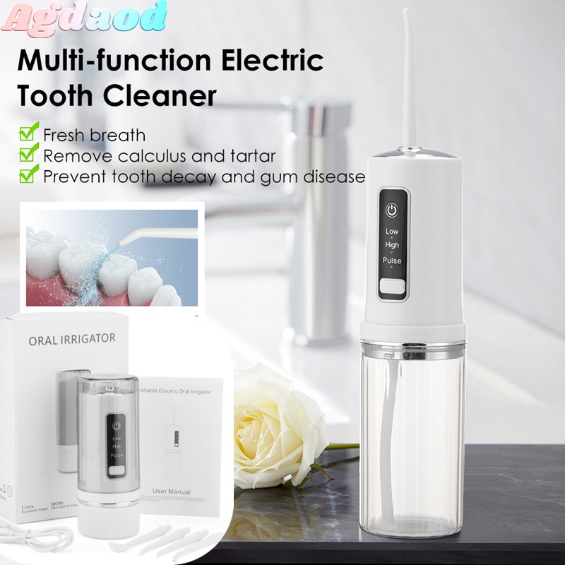 Máy Tăm Nước Chạy Điện 3 Chế Độ Chống Thấm Nước Tiệ, Máy tăm nước cầm tay, Máy tăm nước cầm tay du lịch Oral Irrigator bản, Chăm Sóc Và Bảo Vệ Răng Miệng,Máy tưới nha khoa điện,máy lấy vôi răng gia dụng làm sạch răng miệng