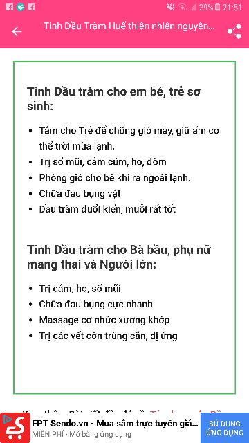 Tinh dầu tràm nhà làm