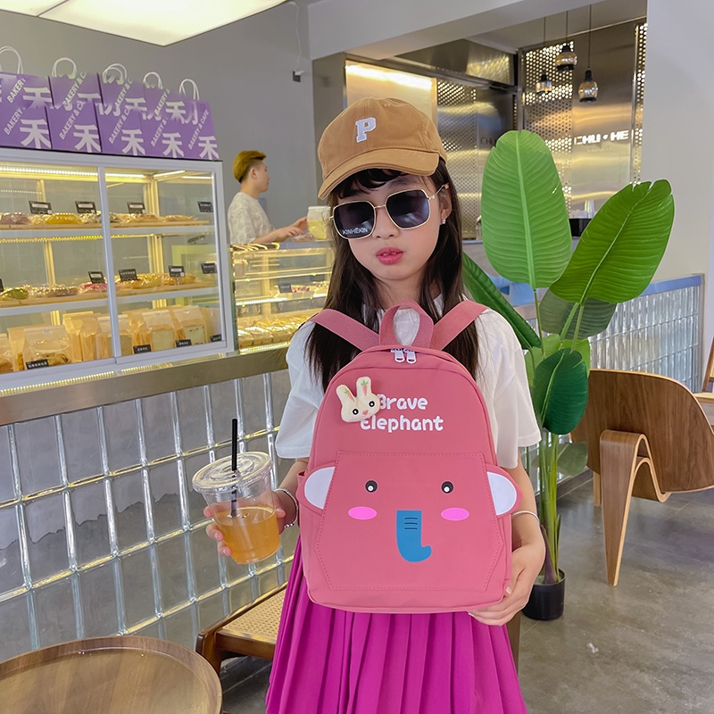 Balo đi học họa tiết voi hoạt hình sáng tạo dễ thương cho các bé Giá Rẻ