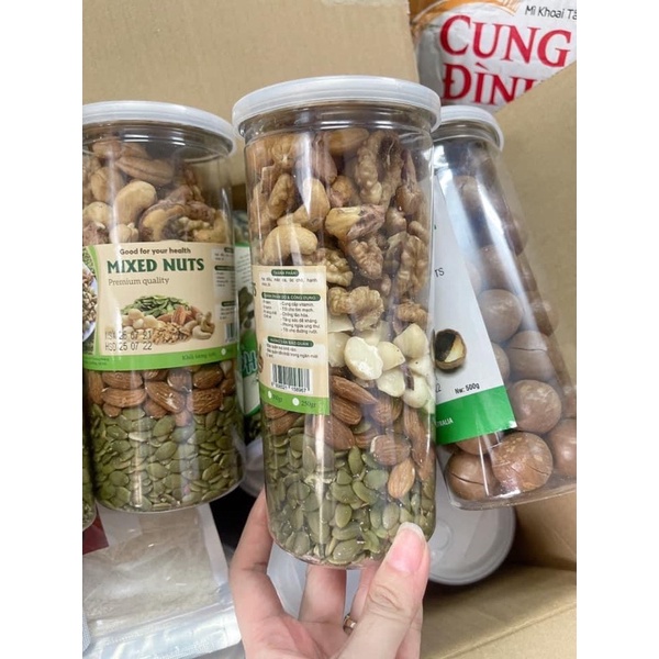 hộp mix các hạt như ảnh 500gr làm sữa hạt