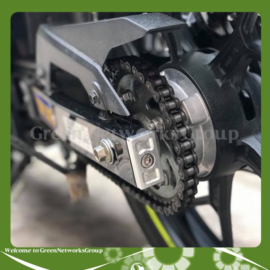 Pat tăng sên nhôm nguyên khối cho Winner 150 Greennetworks