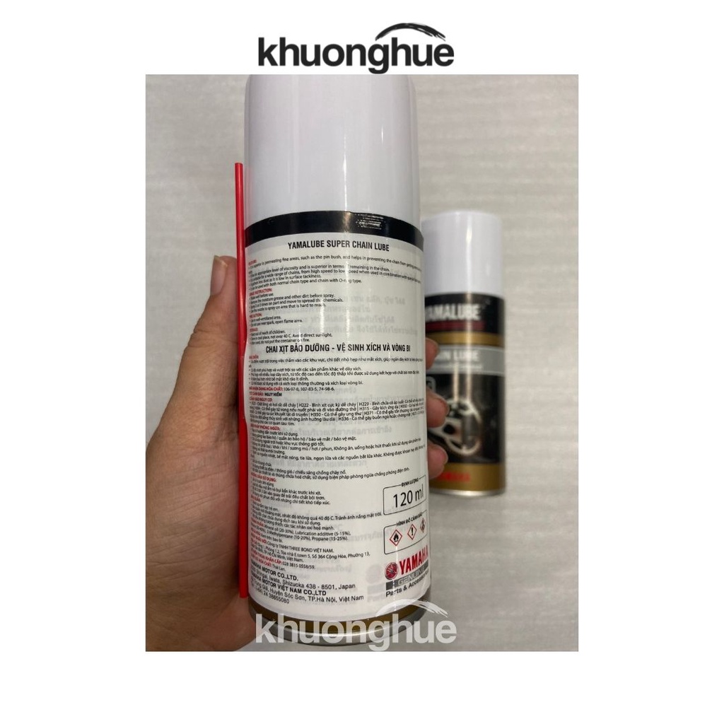 Dầu xích Yamaha Chain Lube Bôi trơn, chống rỉ sét, giảm tiếng ồn nhông
