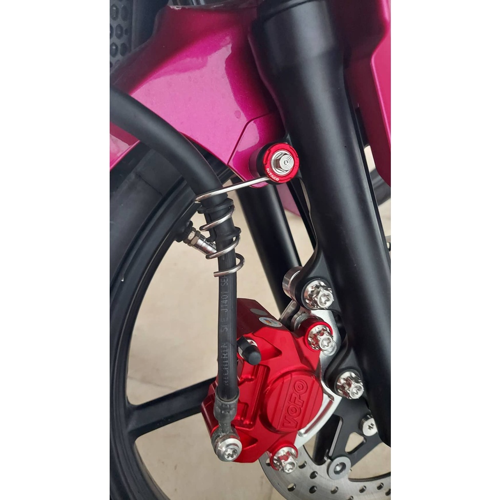 Lò Xo Inox 304 Kẹp Dây Dầu Thắng đĩa trước các dòng xe