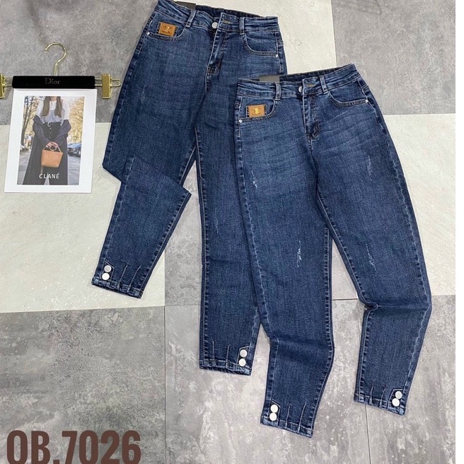 QUẦN JEANS BAGGY DÁNG BOY 15.008, MÀU TRÀM ÔM NHẸ