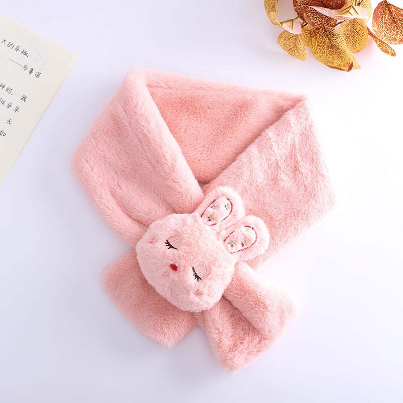 Khăn choàng cổ giả lông thỏ dễ thương cho bé