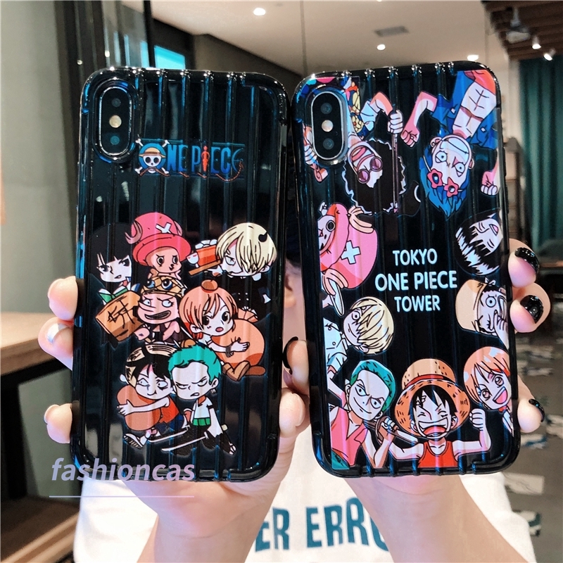 Ốp điện thoại mềm họa tiết One Piece cho IPhone 6S Plus 11 6 7 8 Plus 12 mini 12 pro max X Se 2020 6SPlus 7Plus 6Plus 8Plus XS