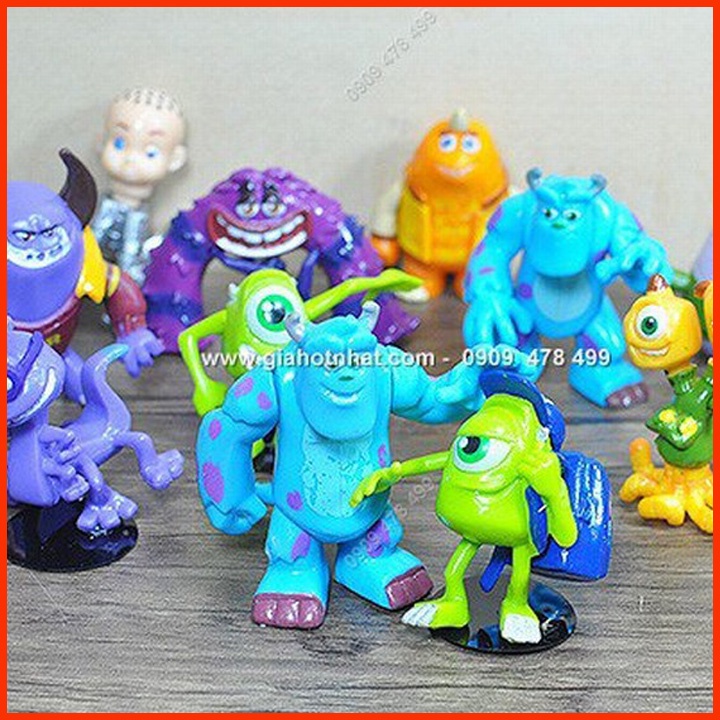 BỘ 12 NHÂN VẬT TRƯỜNG HỌC QUÁI VẬT - MONSTER INC - 7903