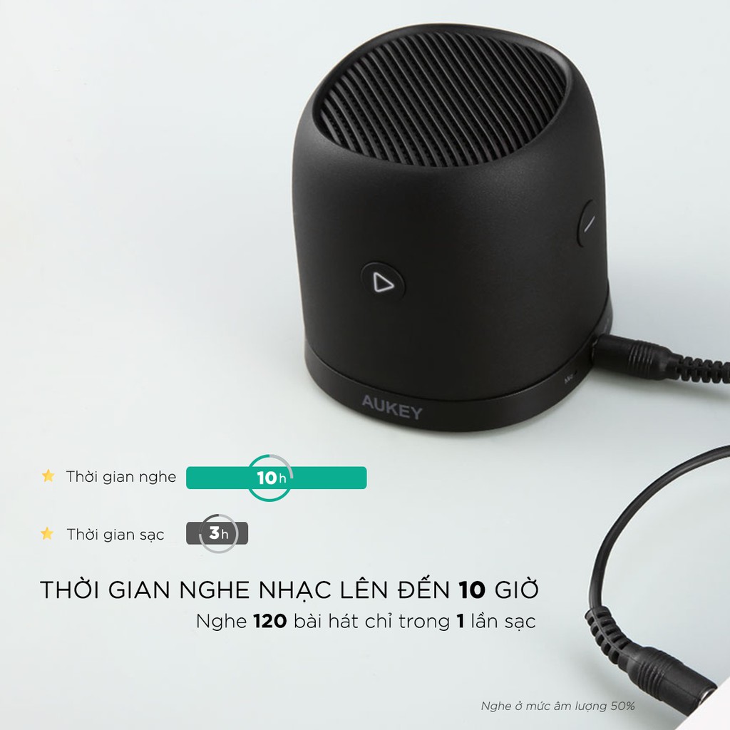 Loa Bluetooth 5W Aukey SK-M31 Kèm Mic BT 4.2 - Bảo Hành 18 tháng - Hàng Chính Hãng