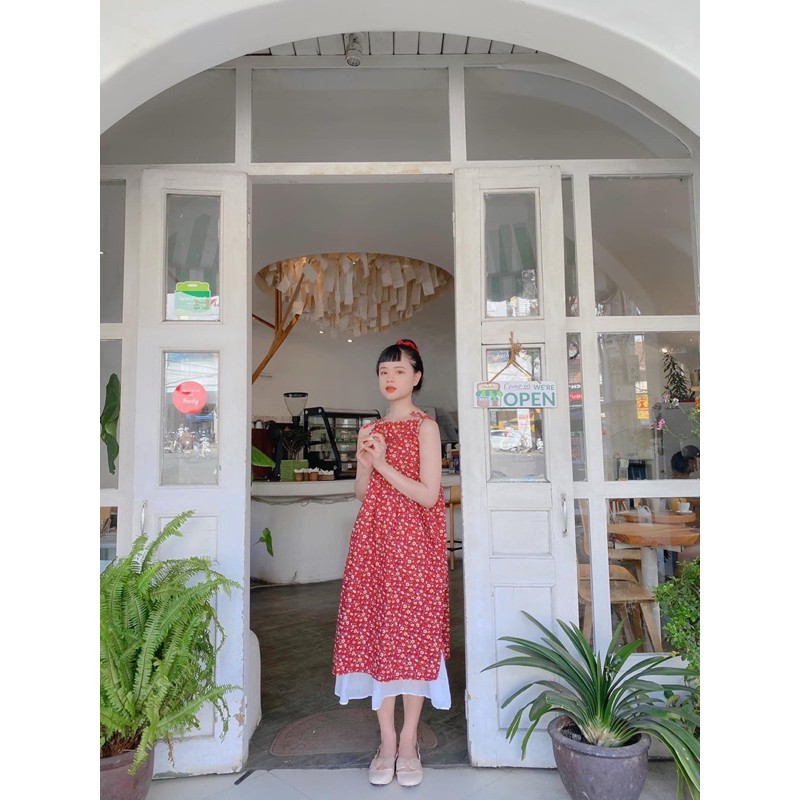 Váy hoa nhí hai dây