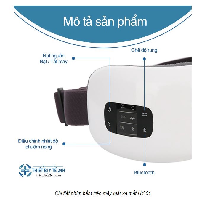 Máy massage mắt, Máy Massa Mắt Hồng Ngoại HY-01