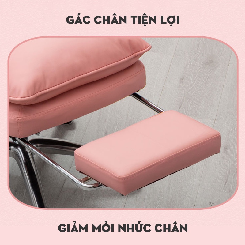 Ghế Giám Đốc Ghế Xoay Văn Phòng Dành Cho Lãnh Đạo Hỗ Trợ Cột Sống Lưng, Ngả Lưng, Tựa Đầu Nâng Hạ Hàng Nhập Khẩu