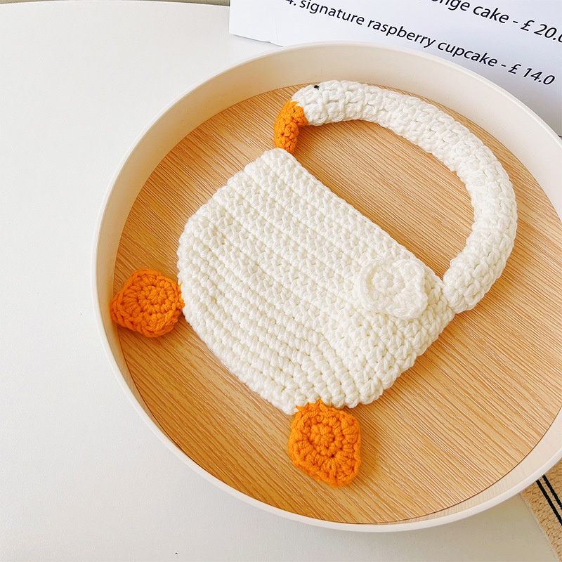 Túi Xách Đeo Vai Màu Trơn Họa Tiết Hoạt Hình Đơn Giản Dễ Thương Cho Bé