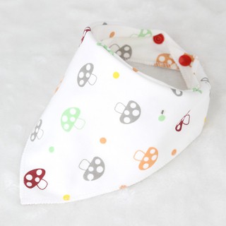 Set 5 Yếm Cotton 2 Lớp Nút Bấm Cho Bé