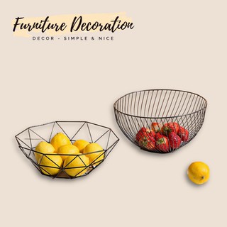 Rổ sắt, rỗ đa giác, rổ decor chụp ảnh đẹp, phong cách sáng tạo trẻ trung