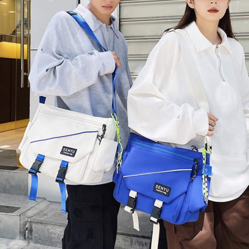 Túi Đeo Chéo Vai Bằng Nylon Sức Chứa Lớn Thời Trang Sành Điệu Cho Nam