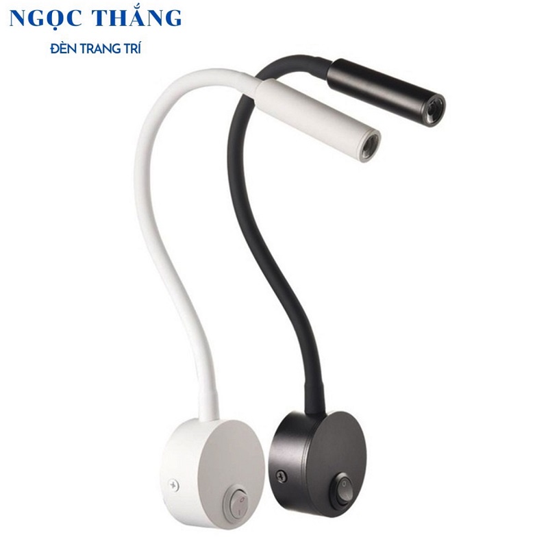 Đèn Led đọc sách chiếu tranh gắn tường phòng ngủ phòng khách Led 3W RO1408A Ngọc Thắng
