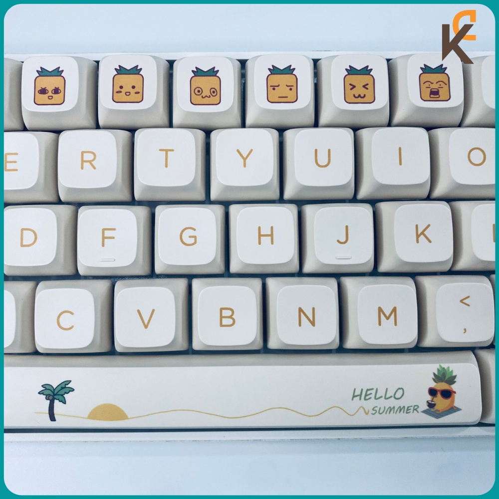 Nút Keycap Pineapple - Keycap Dứa XDA PBT Dành Cho Bàn Phím Cơ