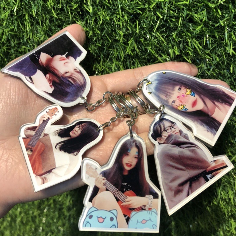 Móc khoá chibi cắt theo người