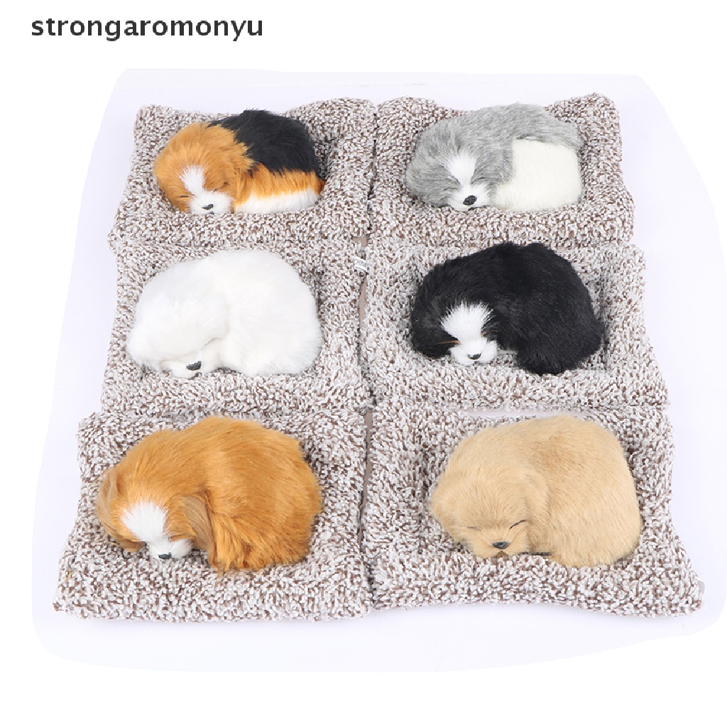 Thú Nhồi Bông Đồ Chơi Hình Chú Chó Đang Ngủ Đáng Yêu