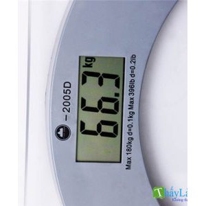 CÂN SỨC KHỎE ĐIỆN TỬ PERSONAL SCALE 2005D - HALIDO - MÀN HÌNH LCD - MẶT KÍNH CHỊU LỰC