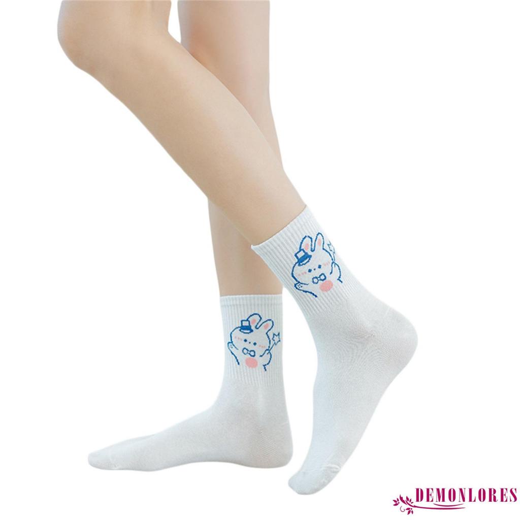 Đôi tất chân giữ ấm in hình thỏ dễ thương cho nữ
