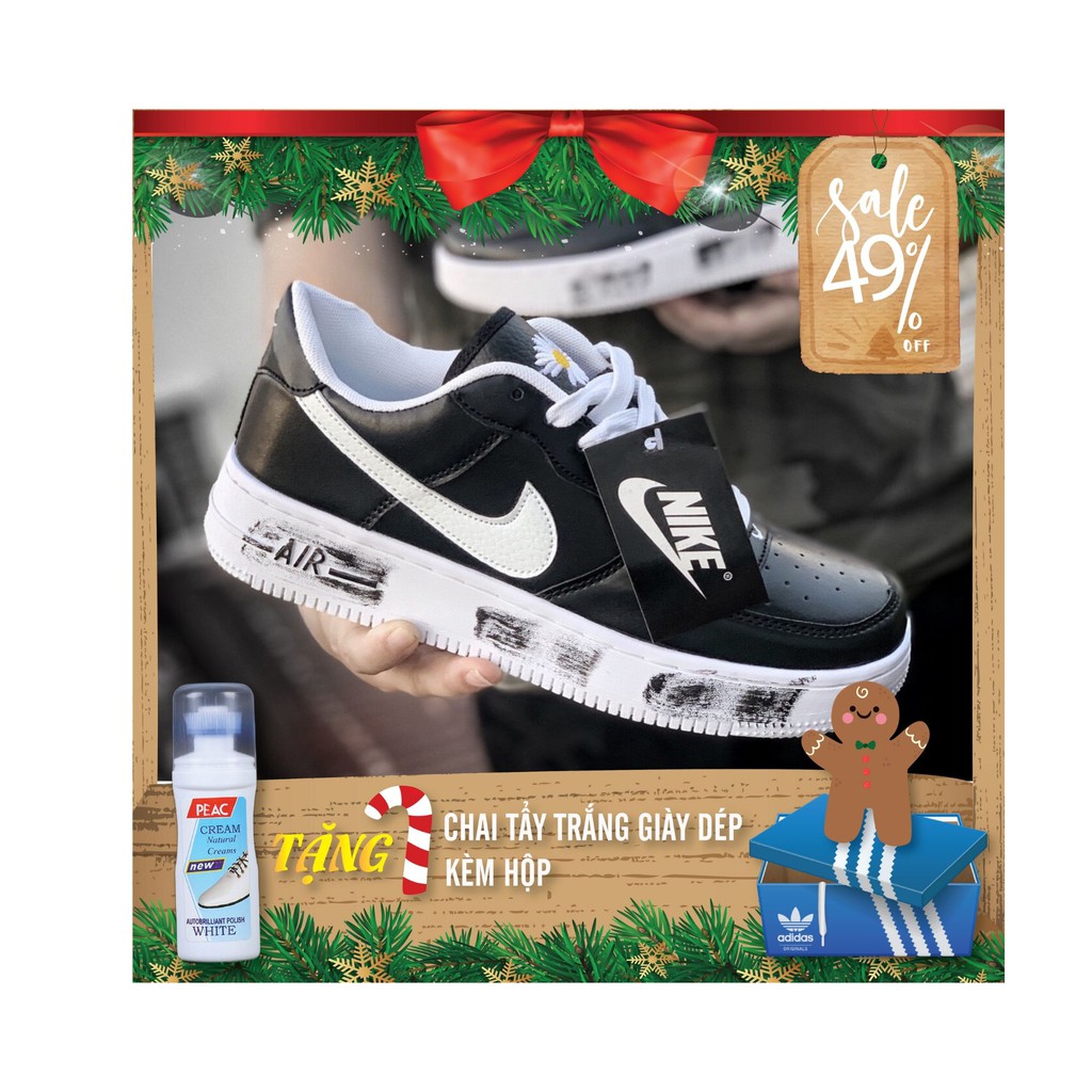 GIÀY THỂ THAO NICE AF1 PARA NOISE G-DRAGON HOA CÚC NAM NỮ COUPLE - FULL BOX