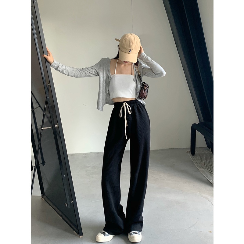 Quần lưng cao dáng ôm phong cách Hàn Quốc năng động cho nữ | BigBuy360 - bigbuy360.vn