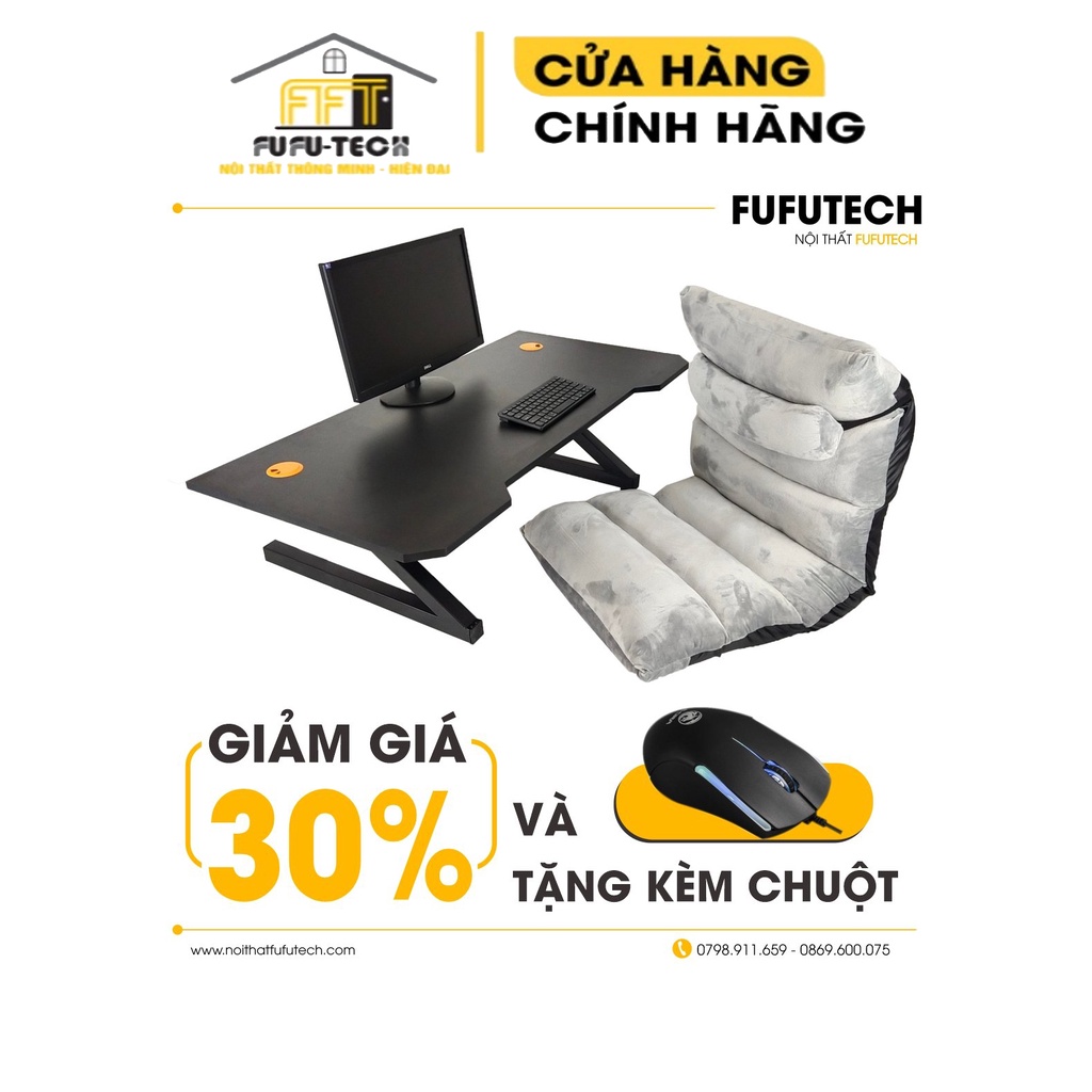 Bộ Bàn Và Ghế Ngồi Bệt Chân Z Làm Việc, Học Tập, Chơi Game Fufutech V3