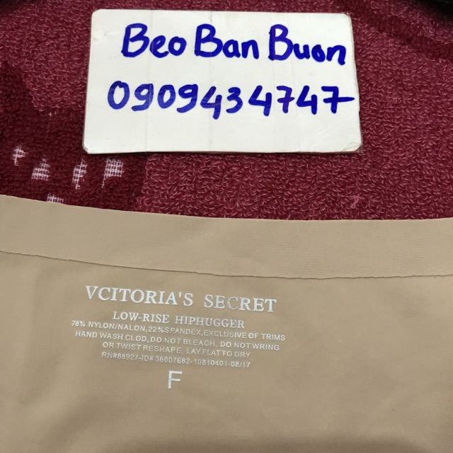 quần lót đúc không đường may size 42 tới 50 kg victoria's (loại 1)