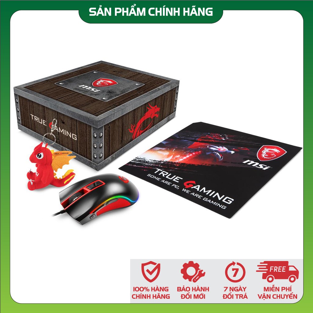 [Chính Hãng] Combo Chuột Game MSI M92 Gaming RGB + miếng lót True Gaming cao cấp