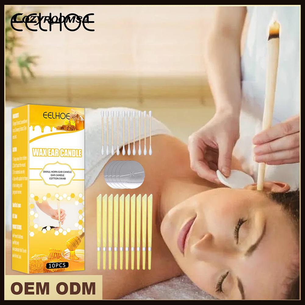 Bộ Dụng Cụ Vệ Sinh Tai Bằng Sáp Ong Tự Nhiên