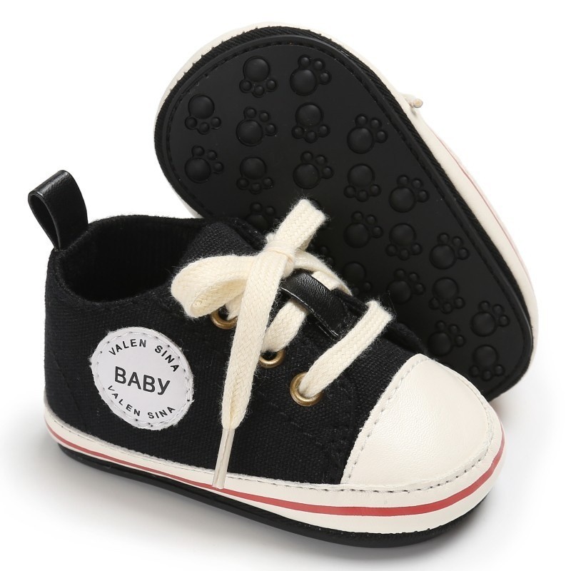 Giày Sneaker Tập Đi Chất Canvas Cho Bé